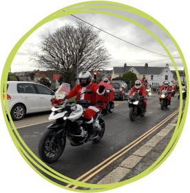 Bikers making their way to Little Harbour